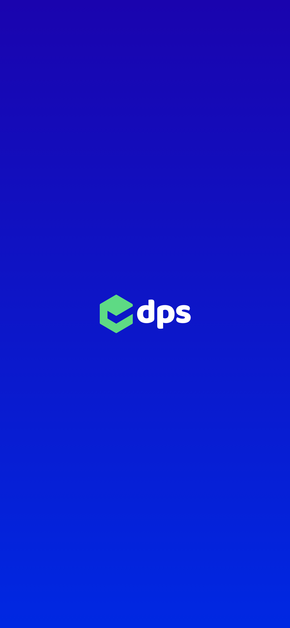 DPS splash screen